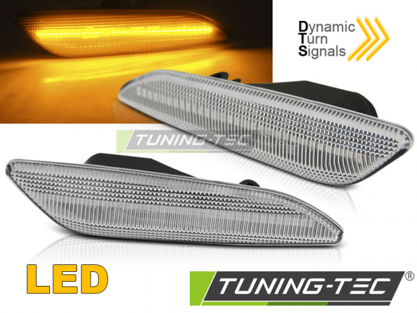 Upgrade LED Seitenblinker für Alfa Romeo 156 97-03 / 157 05-10 / Fiat Tipo ab 2015 Weiß dynamisch